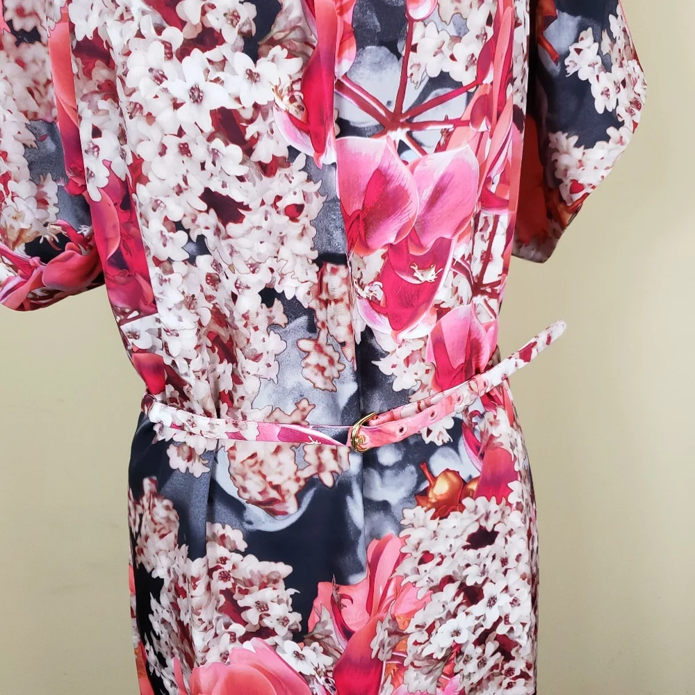Ted Baker Pink Floral Dress - Picture 5 of 8
